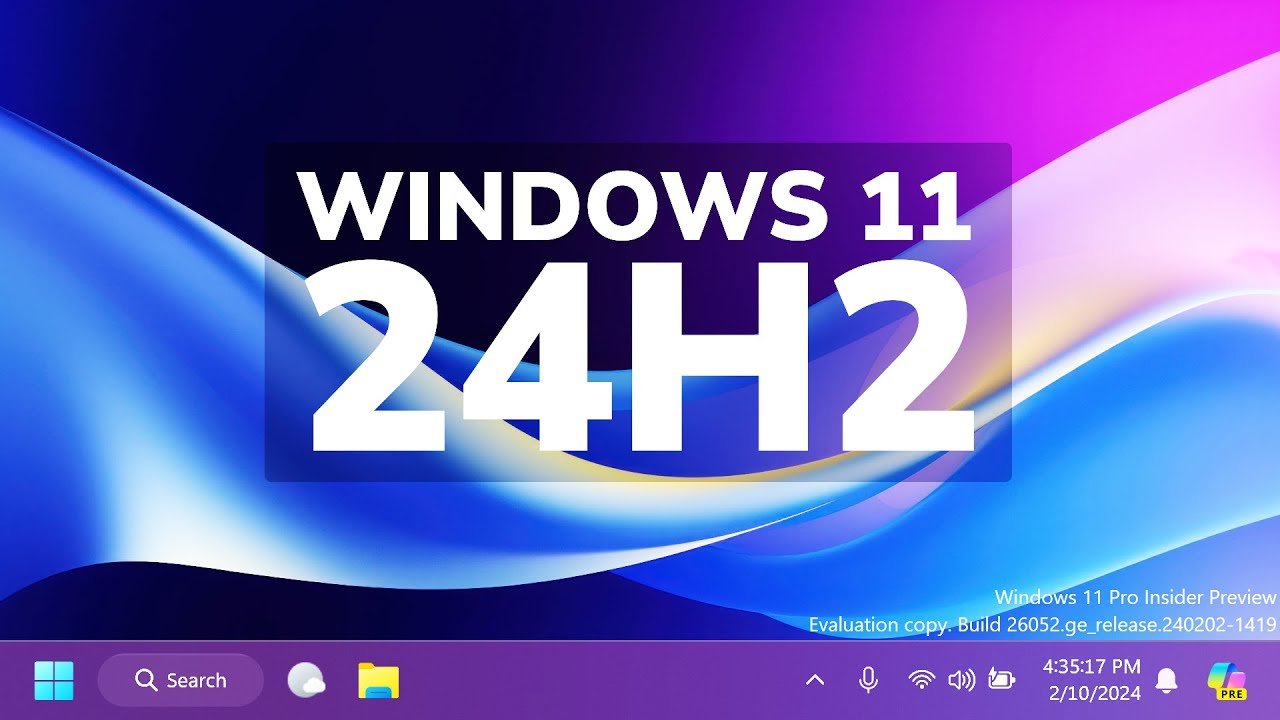 Windows 11 24H2 est officiel : fonctionnalités et nouveautés publiées !